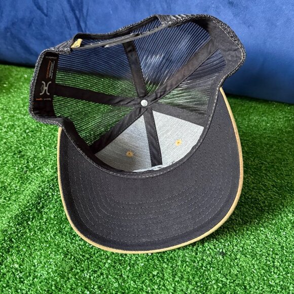 Hooey Roughy Rodeo Trucker Hat Tan Black Mesh Snapback Yupoong Western Cap OS - Picture 13 of 13
